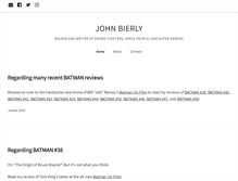 Tablet Screenshot of johnbierly.com